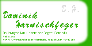 dominik harnischfeger business card